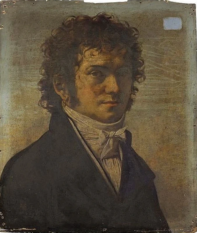 Jean - Baptiste Wicar, Ritratto di uomo, attribuito